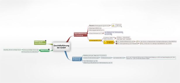 Schema Geschäftsführung der GmbH (GmbHG)