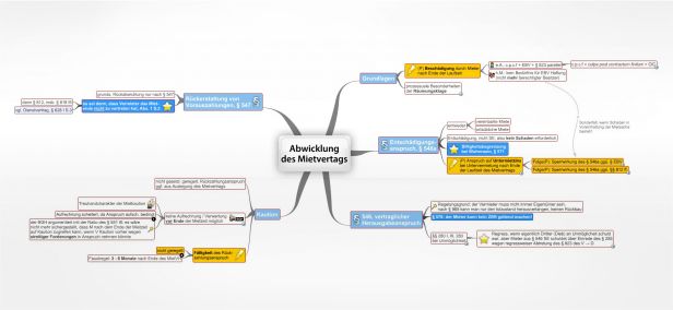 Schema Rückabwicklung des Mietvertags