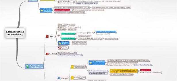 Schema Kostenbescheid im HambSOG (Hamburg)