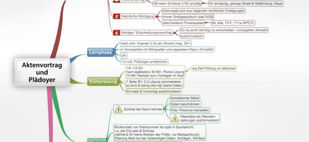 Schema Aktenvortrag und Plädoyer